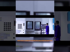 Modern factory assembly line of hydraulic piston pump and hydraulic piston motor